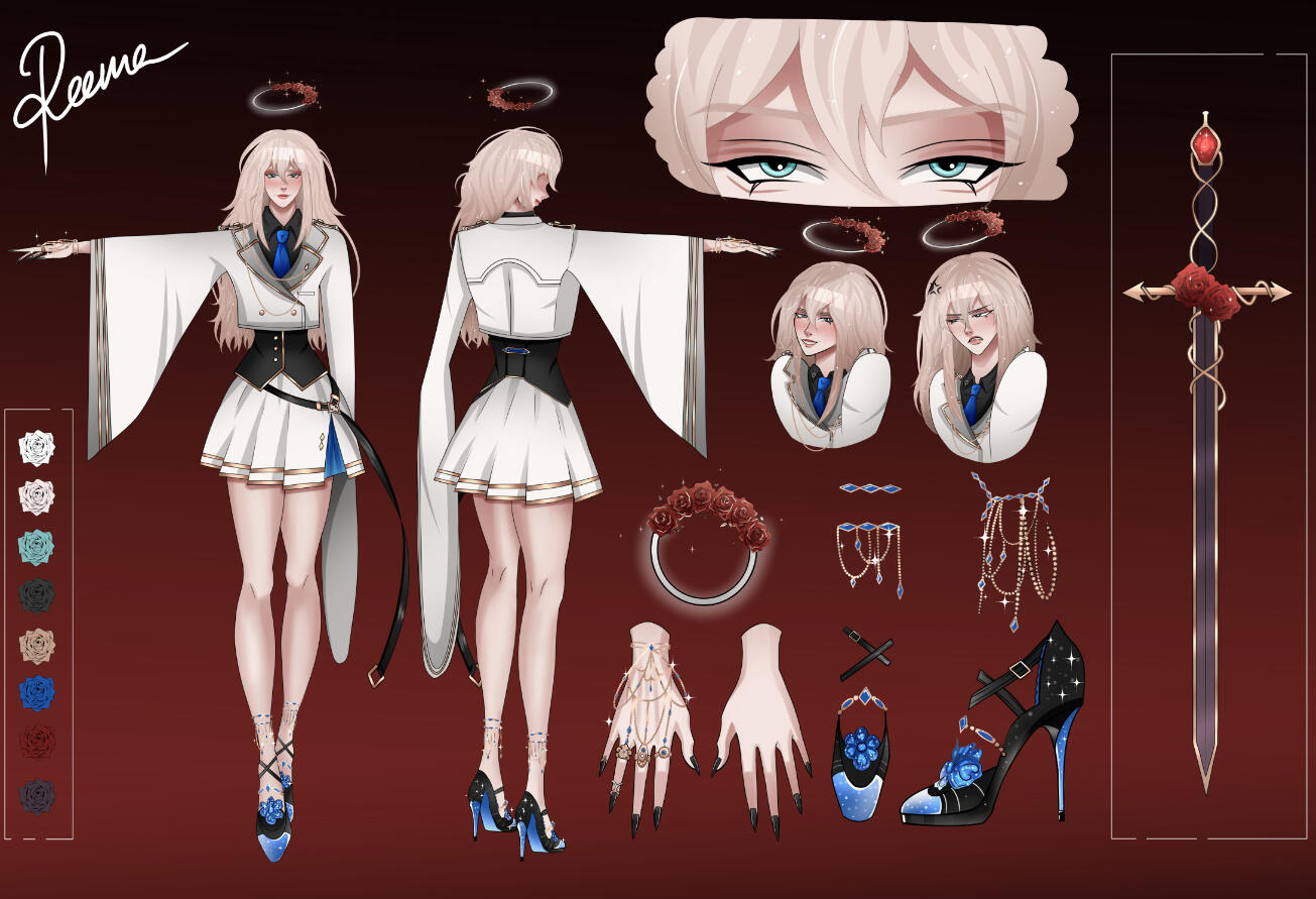 Reema Community Outfit Ref Sheet